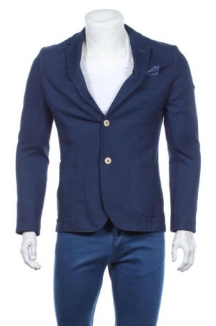 Herren Sakko Zara Man, Größe M, Farbe Blau, 100% Polyester, Preis 22,27 €