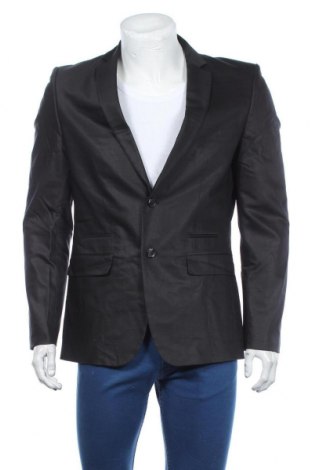 Herren Sakko Zara Man, Größe L, Farbe Schwarz, 91% Wolle, 5% Elastan, 4% Polyamid, Preis 22,27 €