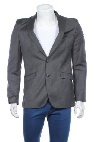 Herren Sakko Zara Man, Größe M, Farbe Grau, 70% Polyester, 30% Viskose, Preis 22,27 €