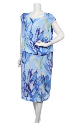 Kleid Hermann Lange, Größe 3XL, Farbe Blau, Polyester, Preis 80,80 €