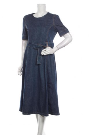 Kleid Karen Millen, Größe L, Farbe Blau, Baumwolle, Preis 104,58 €