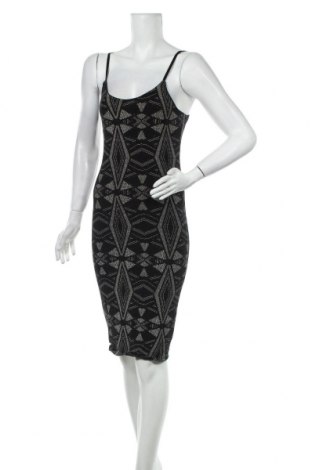 Kleid New Look, Größe M, Farbe Schwarz, 93% Polyamid, 4% Elastan, 3% Metallfasern, Preis 23,66 €