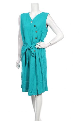 Φόρεμα Noni B, Μέγεθος XL, Χρώμα Πράσινο, 70% βισκόζη, 30% λινό, Τιμή 22,73 €