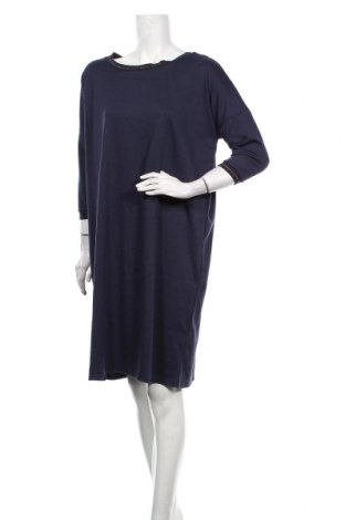 Kleid Saint Tropez, Größe M, Farbe Blau, 88% Polyester, 8% Viskose, 4% Elastan, Preis 53,74 €