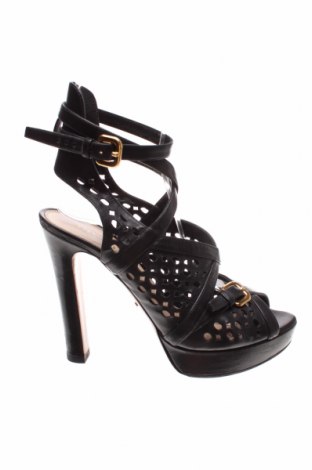 Sandále Prada, Veľkosť 38, Farba Čierna, Pravá koža , Cena  290,31 €