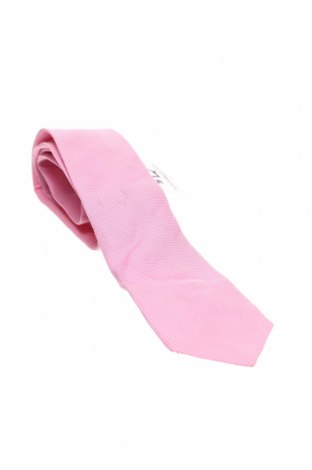 Вратовръзка Hugo Boss, Цвят Розов, Коприна, Цена 167,65 лв.
