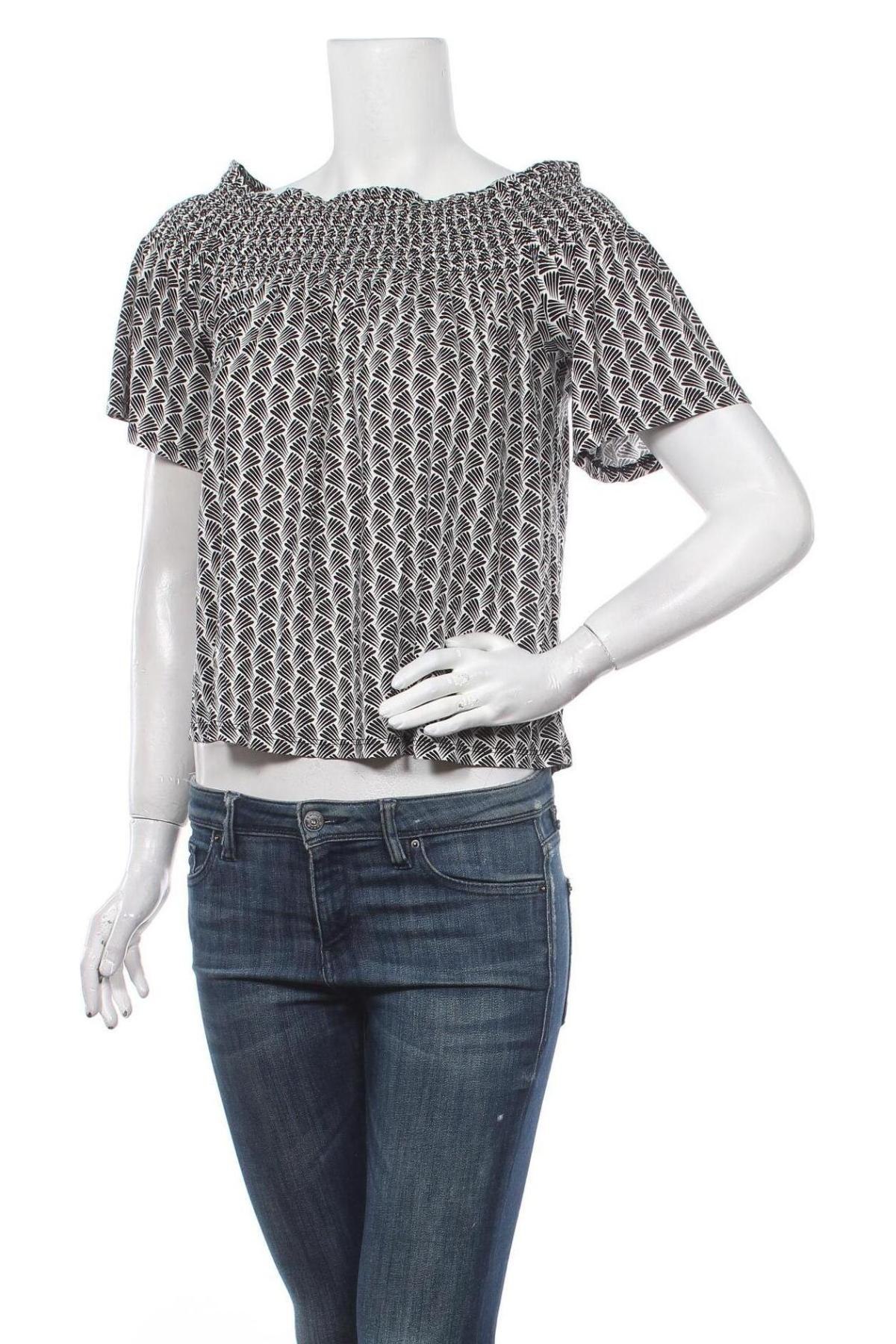 Γυναικεία μπλούζα H&M, Μέγεθος S, Χρώμα Μαύρο, Βισκόζη, Τιμή 10,39 €