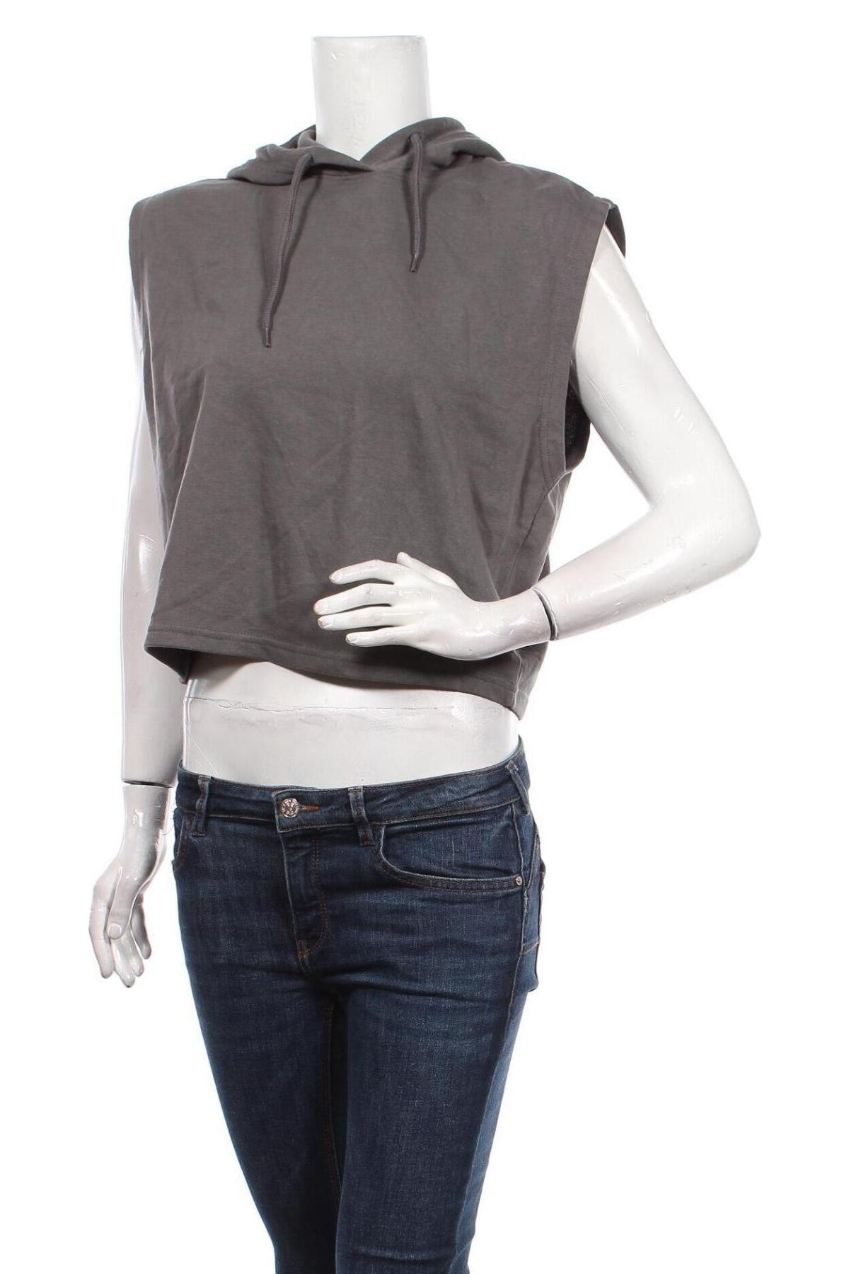 Γυναικεία μπλούζα H&M Divided, Μέγεθος S, Χρώμα Γκρί, 53% πολυεστέρας, 47% βαμβάκι, Τιμή 10,13 €