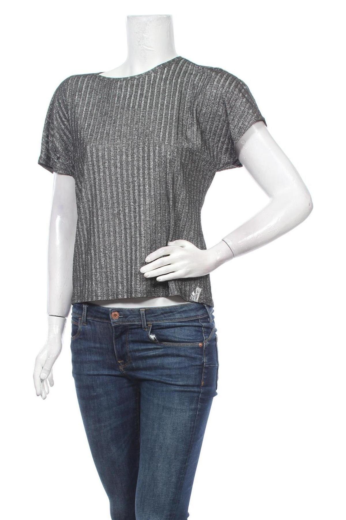 Γυναικεία μπλούζα ONLY, Μέγεθος S, Χρώμα Ασημί, Τιμή 10,13 €