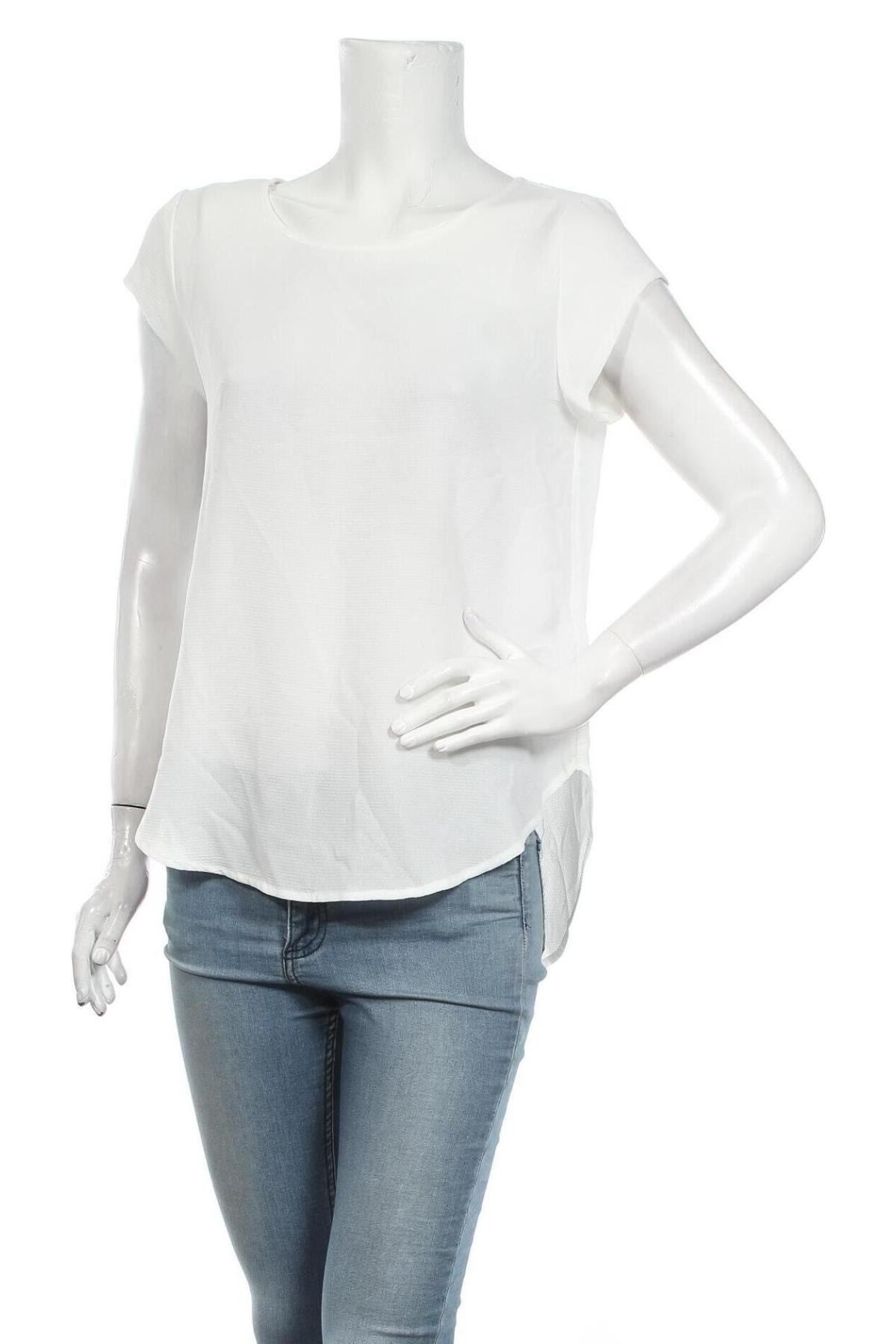 Γυναικεία μπλούζα ONLY, Μέγεθος S, Χρώμα Λευκό, 97% πολυεστέρας, 3% ελαστάνη, Τιμή 12,63 €