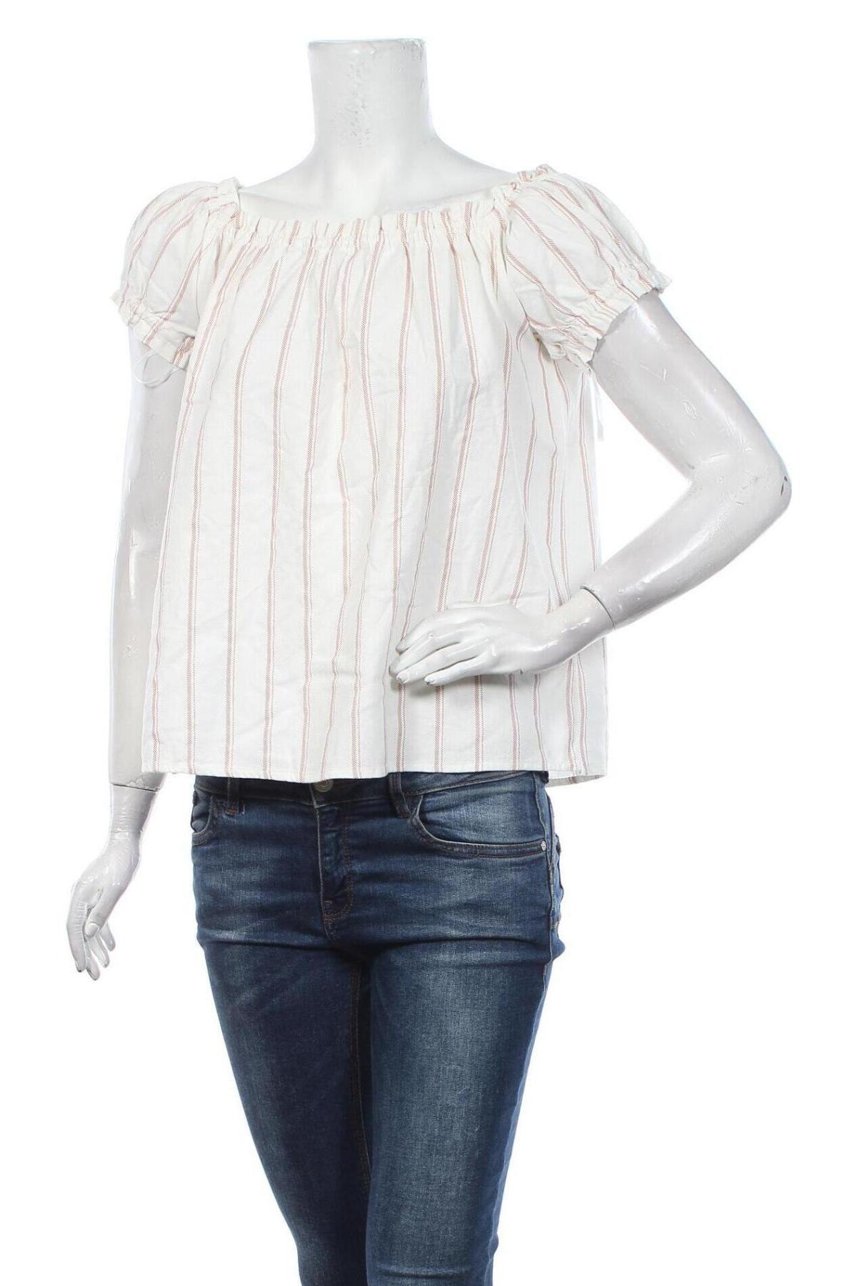 Γυναικεία μπλούζα Vero Moda, Μέγεθος L, Χρώμα Εκρού, 55% λινό, 45% βισκόζη, Τιμή 9,12 €