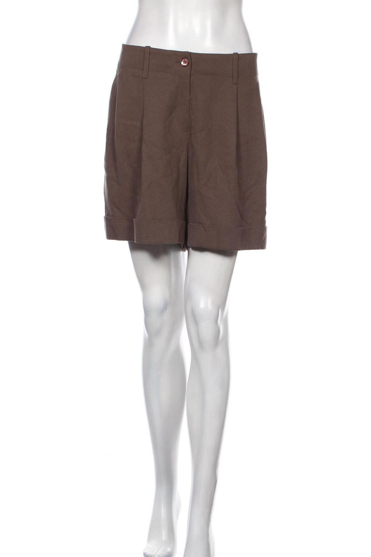 Γυναικείο κοντό παντελόνι Marc Aurel, Μέγεθος L, Χρώμα Καφέ, Βισκόζη, Τιμή 48,71 €