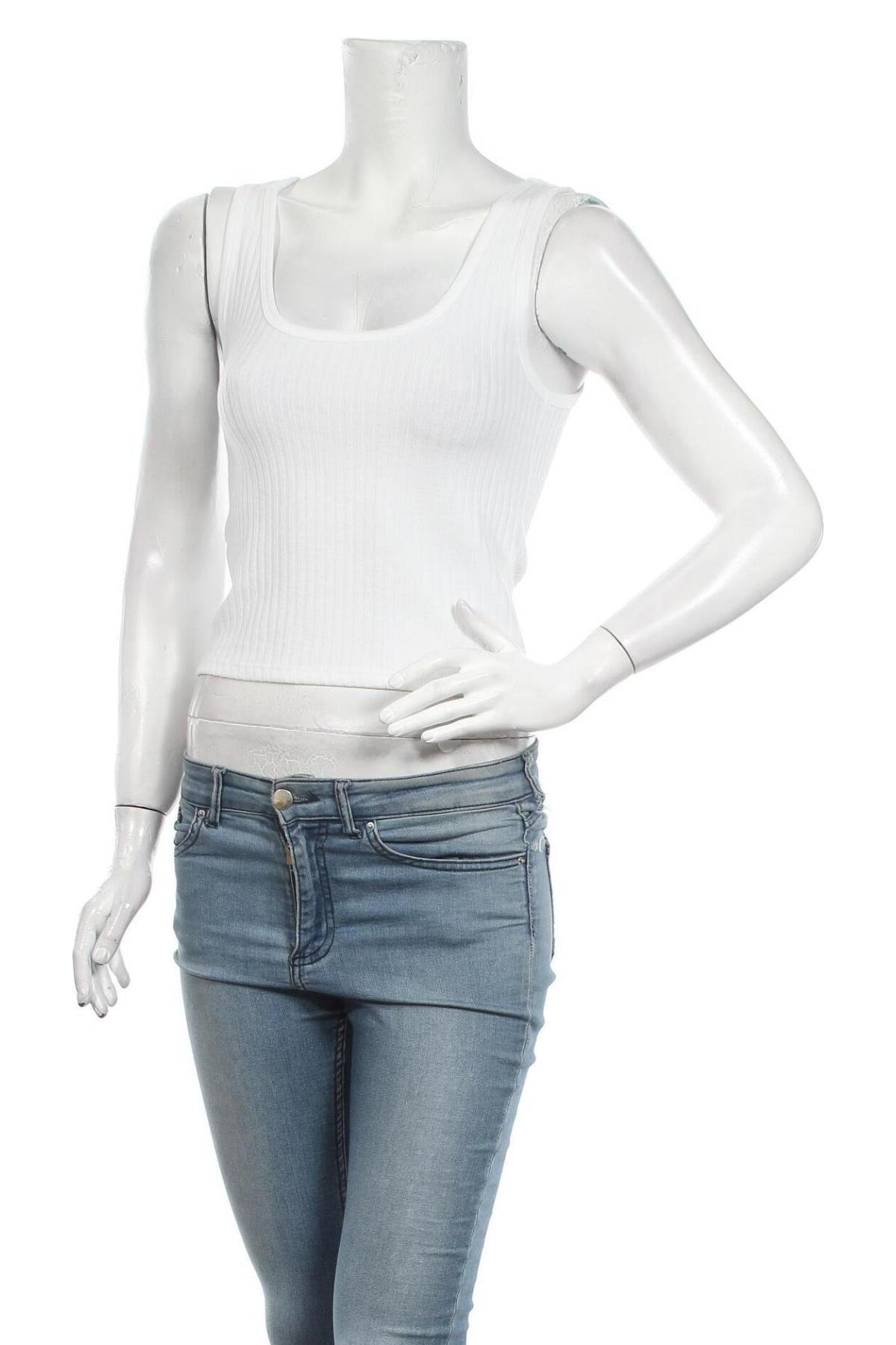 Γυναικείο αμάνικο μπλουζάκι Mavi, Μέγεθος S, Χρώμα Λευκό, 96% πολυεστέρας, 4% ελαστάνη, Τιμή 15,20 €