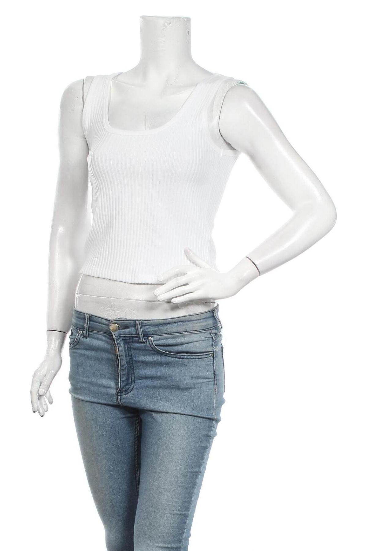 Γυναικείο αμάνικο μπλουζάκι Mavi, Μέγεθος M, Χρώμα Λευκό, 96% πολυεστέρας, 4% ελαστάνη, Τιμή 15,20 €