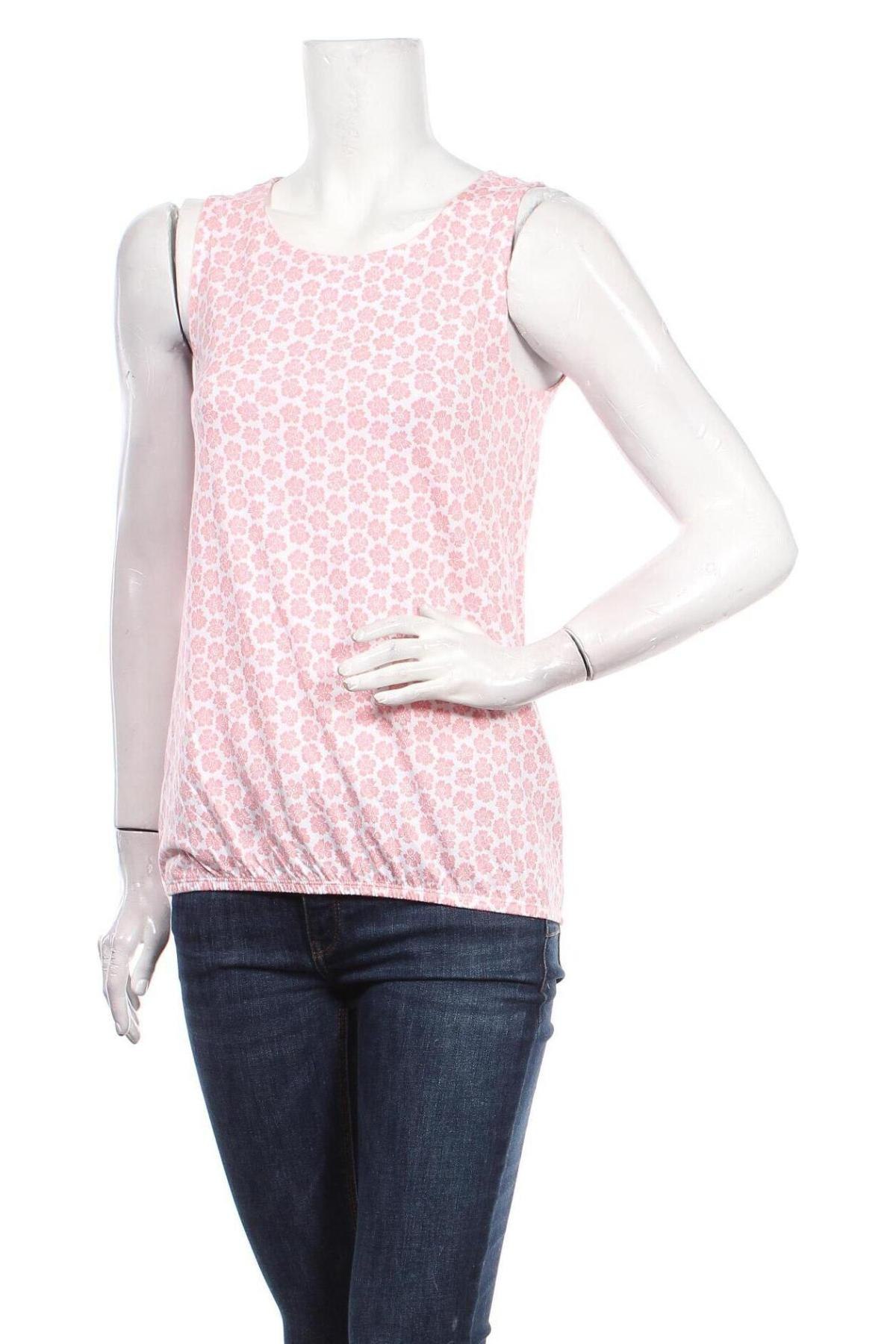 Γυναικείο αμάνικο μπλουζάκι Montego, Μέγεθος S, Χρώμα Λευκό, 50% βαμβάκι, 50% μοντάλ, Τιμή 8,24 €
