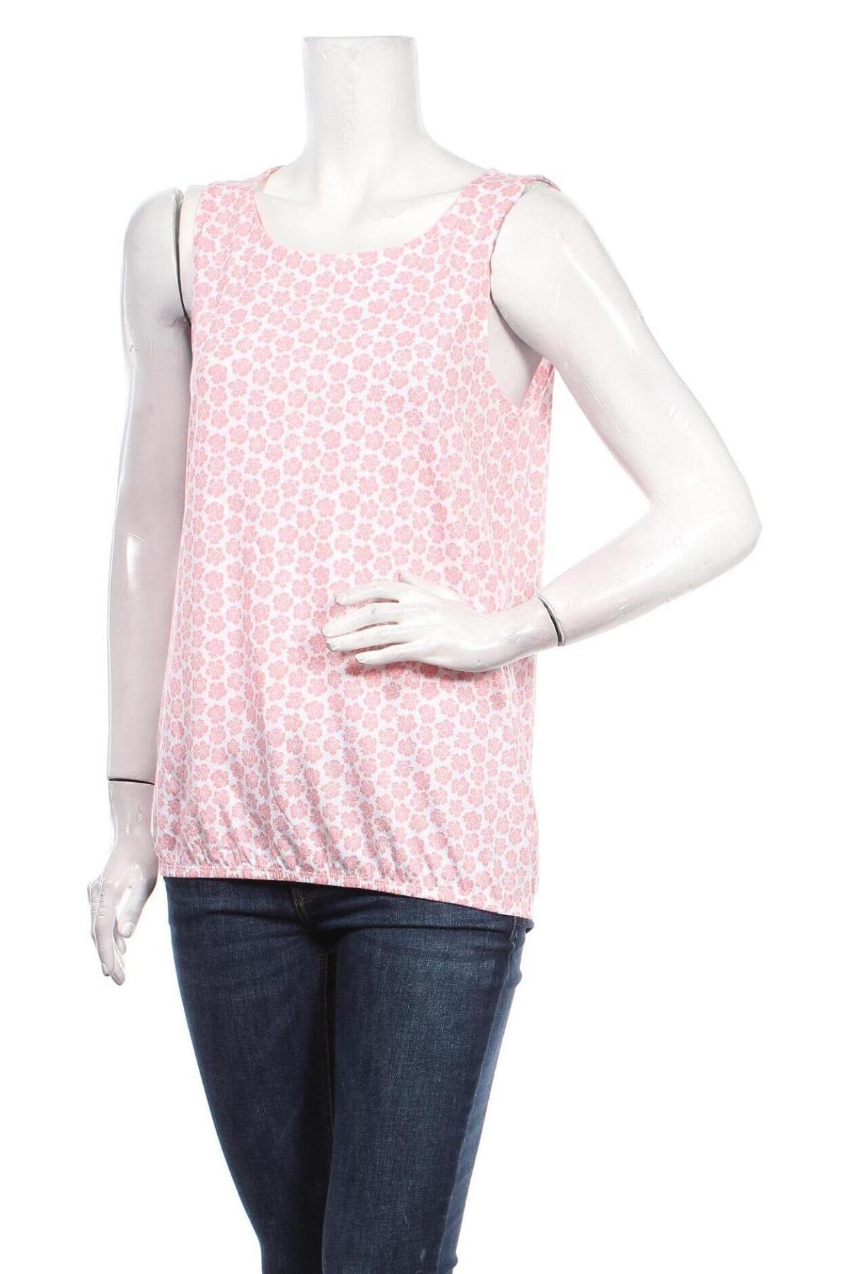 Γυναικείο αμάνικο μπλουζάκι Montego, Μέγεθος L, Χρώμα Λευκό, 50% βαμβάκι, 50% μοντάλ, Τιμή 7,09 €