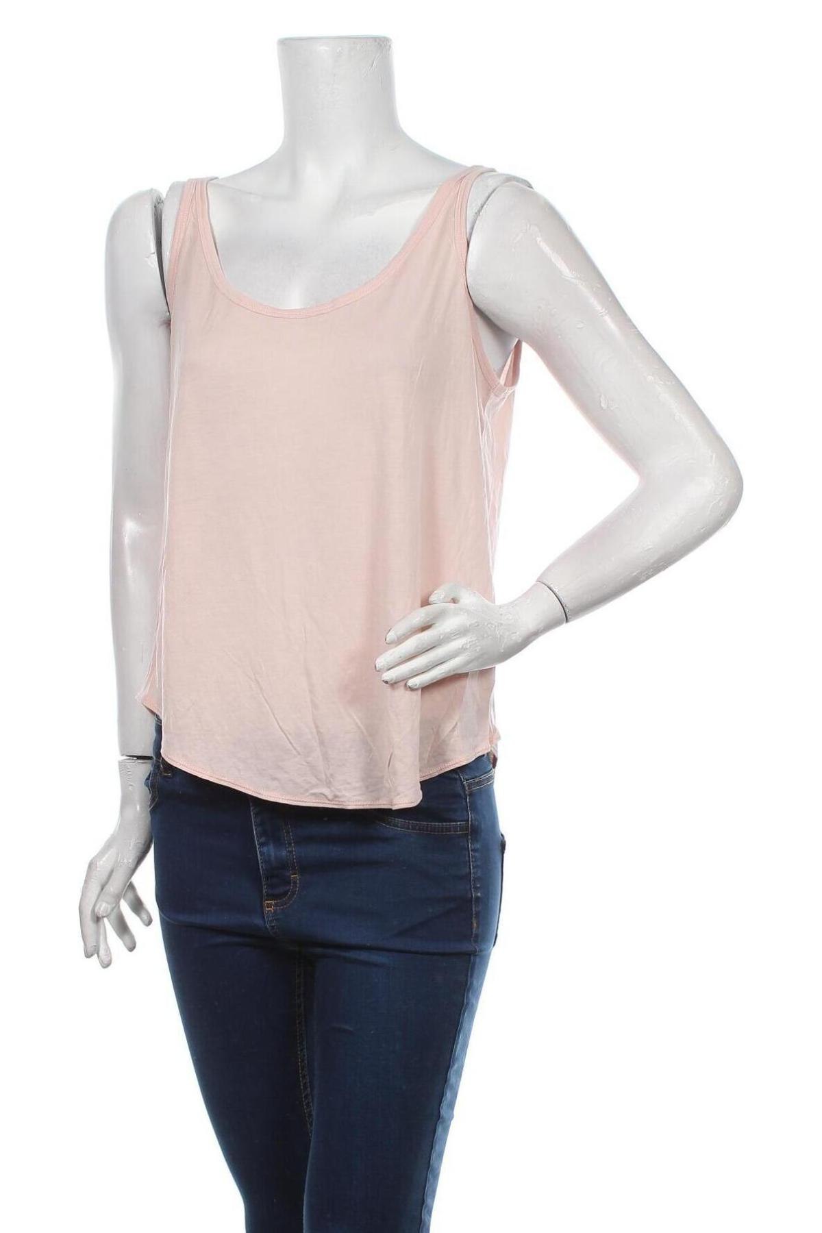 Γυναικείο αμάνικο μπλουζάκι Zara, Μέγεθος L, Χρώμα Ρόζ , Τιμή 13,64 €