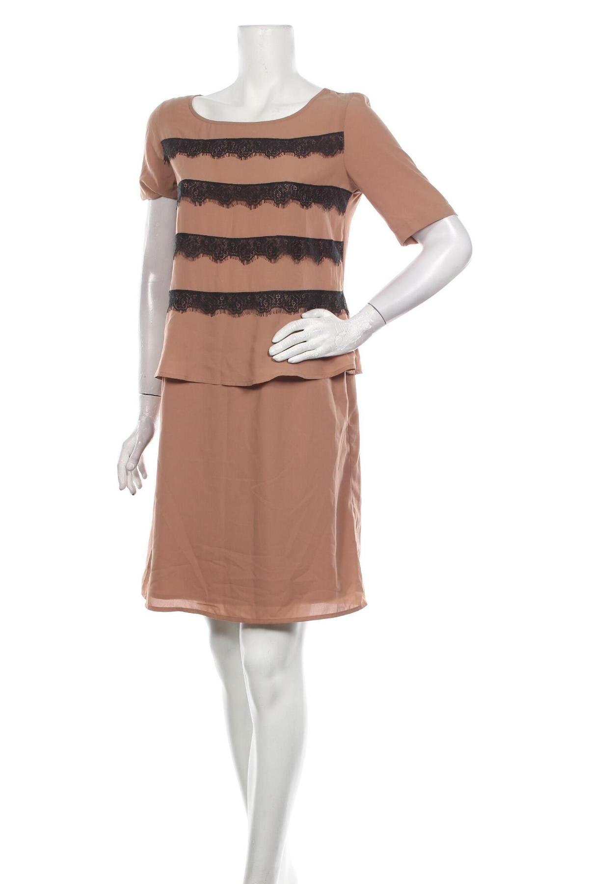 Kleid Sisley, Größe S, Farbe Beige, Preis 26,44 €