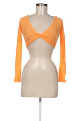 Γυναικεία μπλούζα Bershka, Μέγεθος M, Χρώμα Πορτοκαλί, Τιμή 15,98 €