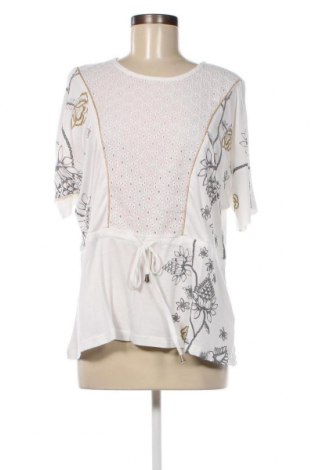Дамска блуза Desigual, Размер L, Цвят Бял, Цена 58,14 лв.