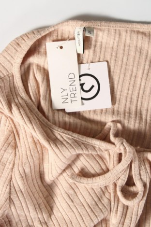 Γυναικεία μπλούζα Nly Trend, Μέγεθος XL, Χρώμα  Μπέζ, Τιμή 3,04 €
