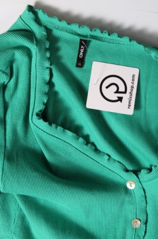 Дамска блуза ONLY, Размер XS, Цвят Зелен, Цена 40,00 лв.