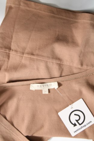Дамска блуза Review, Размер M, Цвят Кафяв, Цена 11,52 лв.