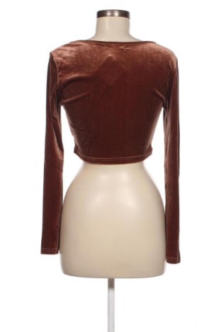 Дамска блуза SHEIN, Размер L, Цвят Кафяв, Цена 4,34 лв.