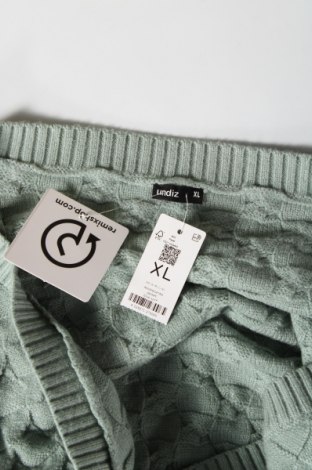 Damen Strickjacke Undiz, Größe XL, Farbe Grün, Preis 44,85 €