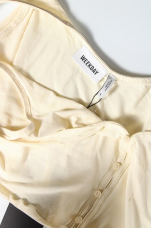 Γυναικείο πουκάμισο Weekday, Μέγεθος L, Χρώμα Εκρού, Τιμή 4,22 €