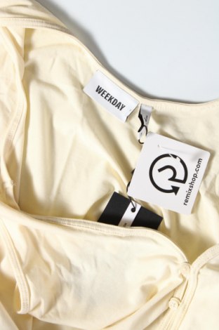 Γυναικείο πουκάμισο Weekday, Μέγεθος XL, Χρώμα Εκρού, Τιμή 3,57 €