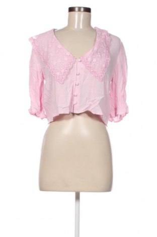 Дамска риза Zara, Размер XS, Цвят Розов, Цена 16,20 лв.