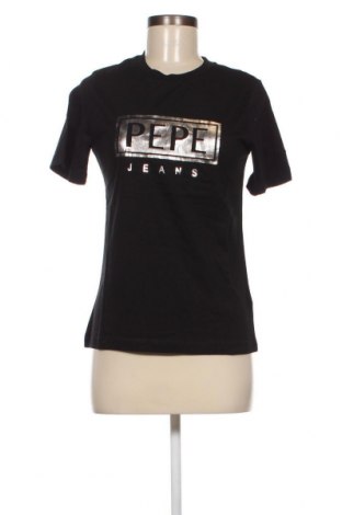 Дамска тениска Pepe Jeans, Размер XS, Цвят Черен, Цена 58,00 лв.