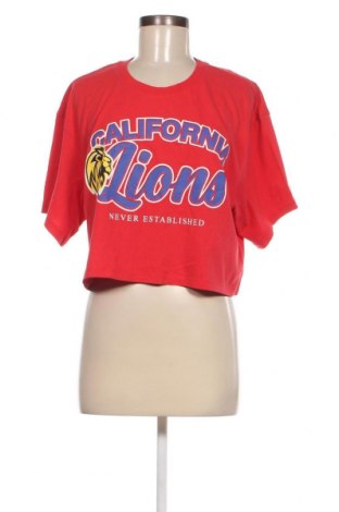 Damen T-Shirt Review, Größe S, Farbe Rot, Preis 10,21 €