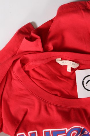 Дамска тениска Review, Размер XS, Цвят Червен, Цена 8,25 лв.