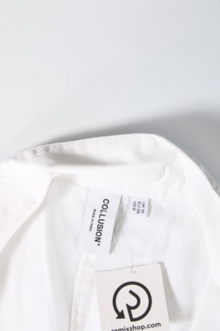 Γυναικεία σαλοπέτα Collusion, Μέγεθος M, Χρώμα Λευκό, Τιμή 4,90 €