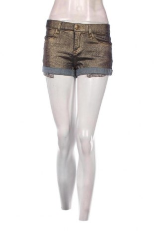 Дамски къс панталон Gina Tricot, Размер S, Цвят Златист, Цена 3,00 лв.