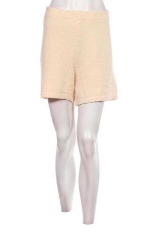 Γυναικείο κοντό παντελόνι Monki, Μέγεθος L, Χρώμα  Μπέζ, Τιμή 4,04 €