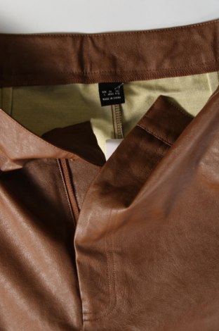 Dámské kožené kalhoty  SHEIN, Velikost M, Barva Hnědá, Cena  200,00 Kč