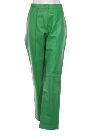 Дамски кожен панталон Y.A.S, Размер L, Цвят Зелен, Цена 148,74 лв.