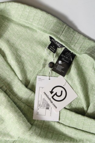 Дамски панталон Monki, Размер XL, Цвят Зелен, Цена 20,58 лв.