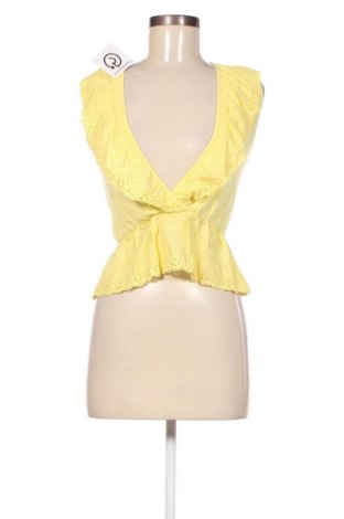Γυναικείο αμάνικο μπλουζάκι Clockhouse, Μέγεθος M, Χρώμα Κίτρινο, Τιμή 1,60 €