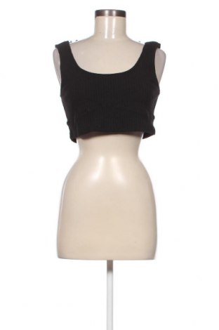 Γυναικείο αμάνικο μπλουζάκι Gina Tricot, Μέγεθος L, Χρώμα Μαύρο, Τιμή 4,04 €