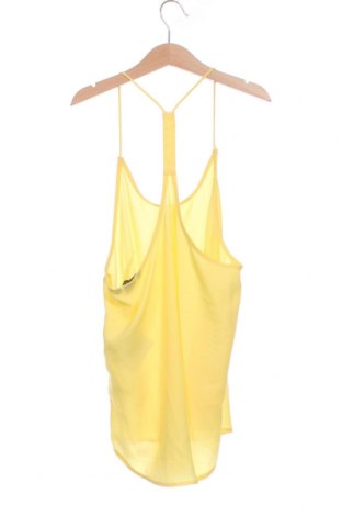 Γυναικείο αμάνικο μπλουζάκι H&M, Μέγεθος XS, Χρώμα Κίτρινο, Τιμή 1,60 €
