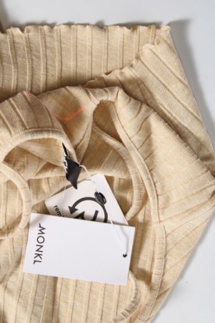 Γυναικείο αμάνικο μπλουζάκι Monki, Μέγεθος XL, Χρώμα Εκρού, Τιμή 3,72 €