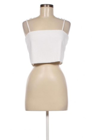 Γυναικείο αμάνικο μπλουζάκι Monki, Μέγεθος XL, Χρώμα Λευκό, Τιμή 3,43 €