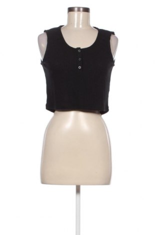 Γυναικείο αμάνικο μπλουζάκι Pieces, Μέγεθος XL, Χρώμα Μαύρο, Τιμή 3,48 €