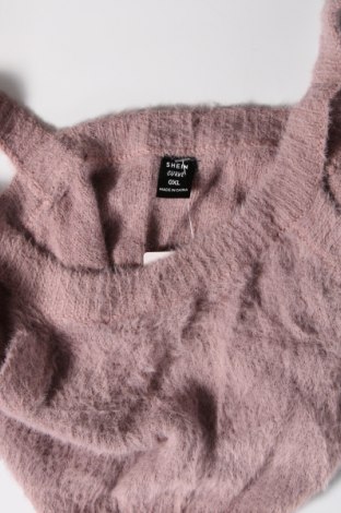 Damska koszulka na ramiączkach SHEIN, Rozmiar XL, Kolor Popielaty róż, Cena 17,91 zł