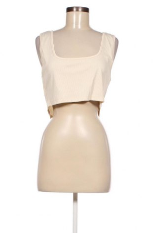 Γυναικείο αμάνικο μπλουζάκι SHEIN, Μέγεθος XL, Χρώμα Εκρού, Τιμή 3,14 €