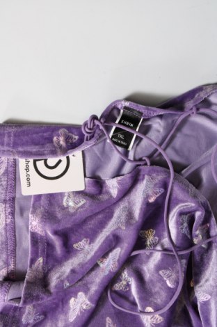 Γυναικείο αμάνικο μπλουζάκι SHEIN, Μέγεθος XL, Χρώμα Βιολετί, Τιμή 3,79 €